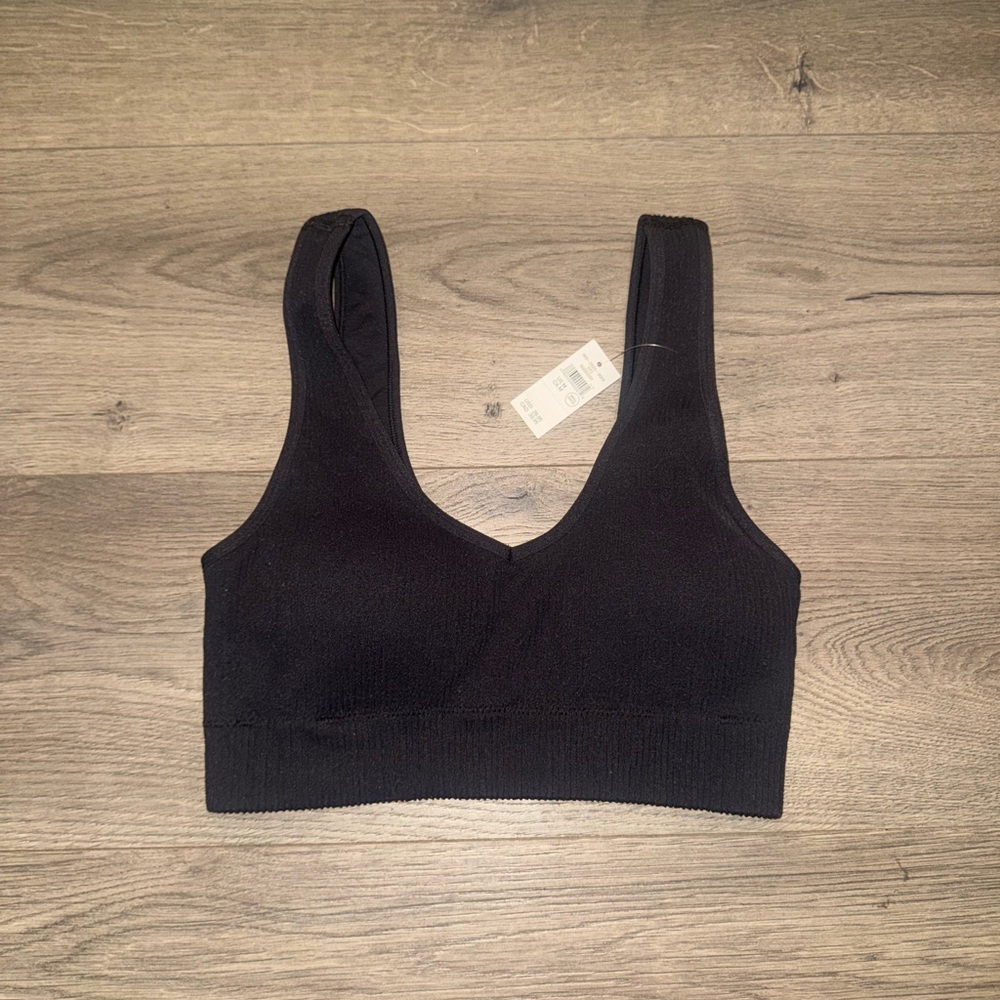 Aerie Black Sports Bra Intimates & Sleepwear
